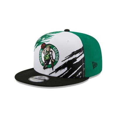 Sapca New Era Boston Celtics NBA Splatter 9FIFTY Snapback - Verzi